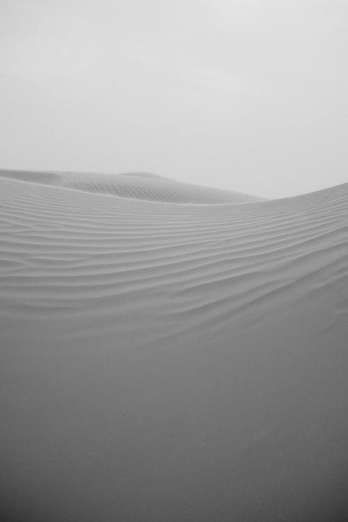 Kostenloses Stock Foto zu dünen, einfarbig, vertikaler schuss