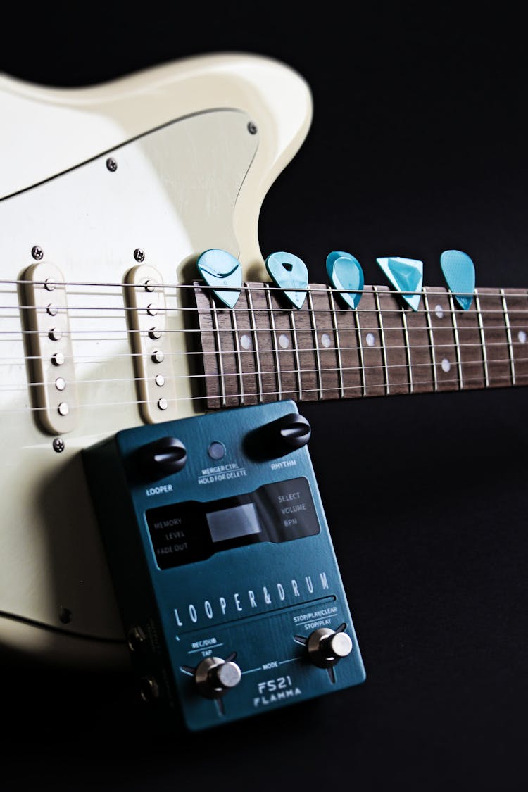 A Looper And An Electric Guitar