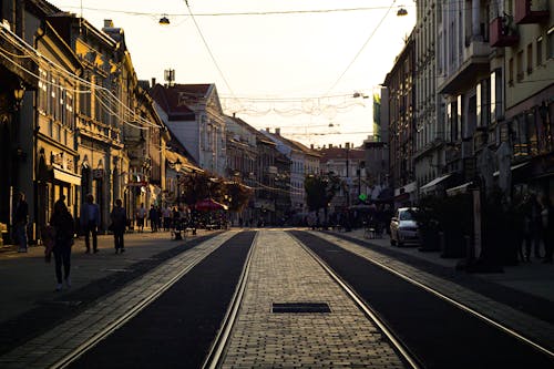 Gratis stockfoto met downtown, drukke weg, mensen