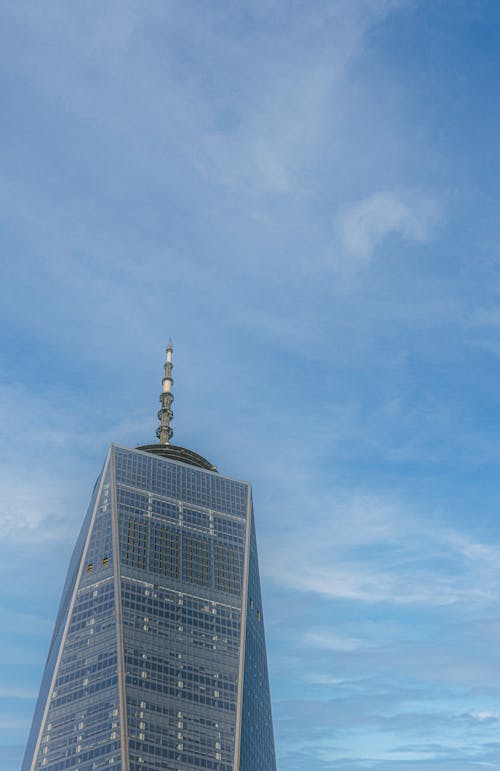 Základová fotografie zdarma na téma budova, modrá obloha, mrakodrap one world trade center