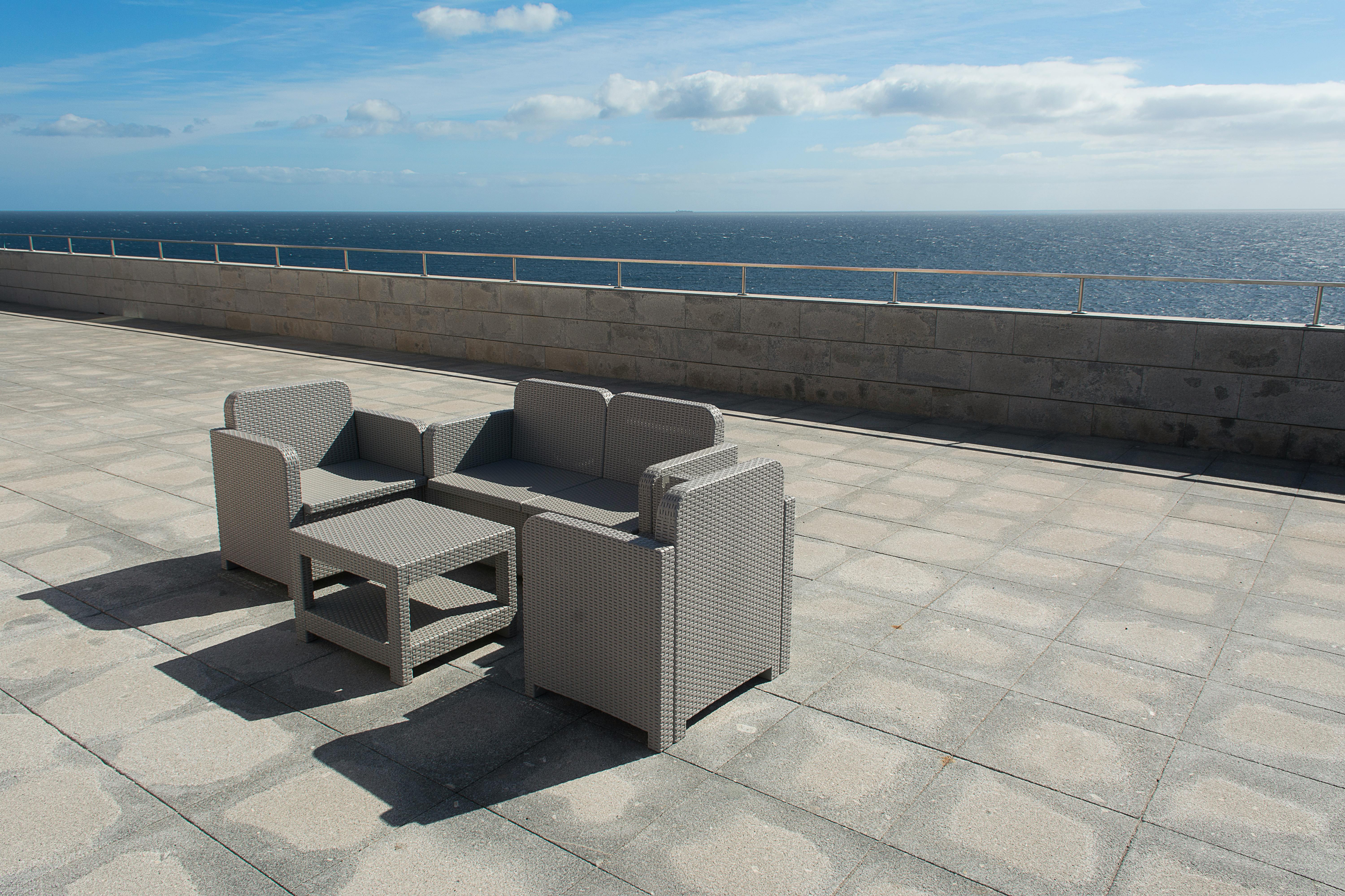 cleaning outdoor stone patio step illustration