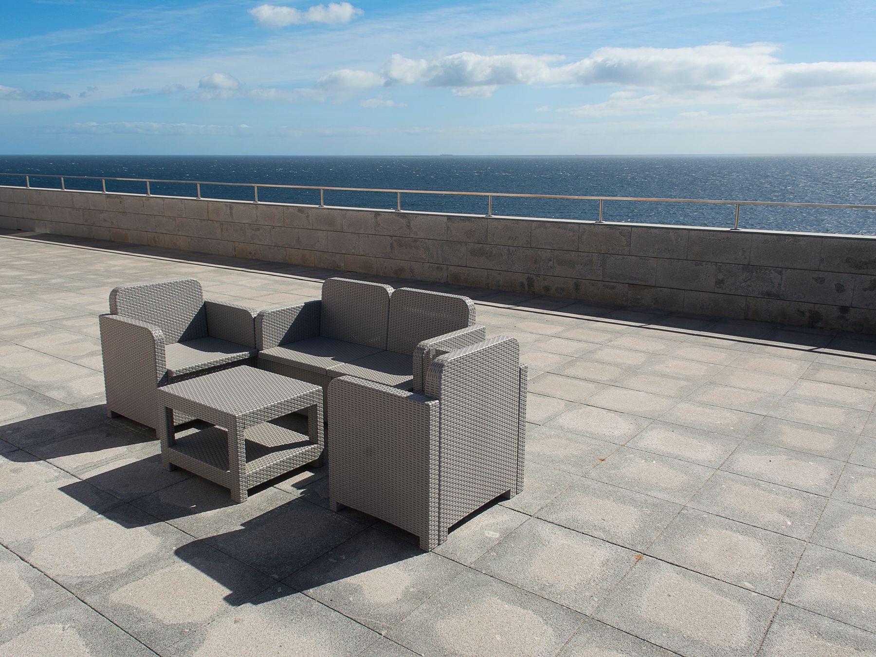 Newbiggin-by-the-Sea — movers delivering furniture from a van