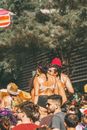 Back View Shot of Crowd in an Event