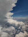White Clouds and Blue Sky