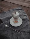 Spoon by Drink with Whipped Cream