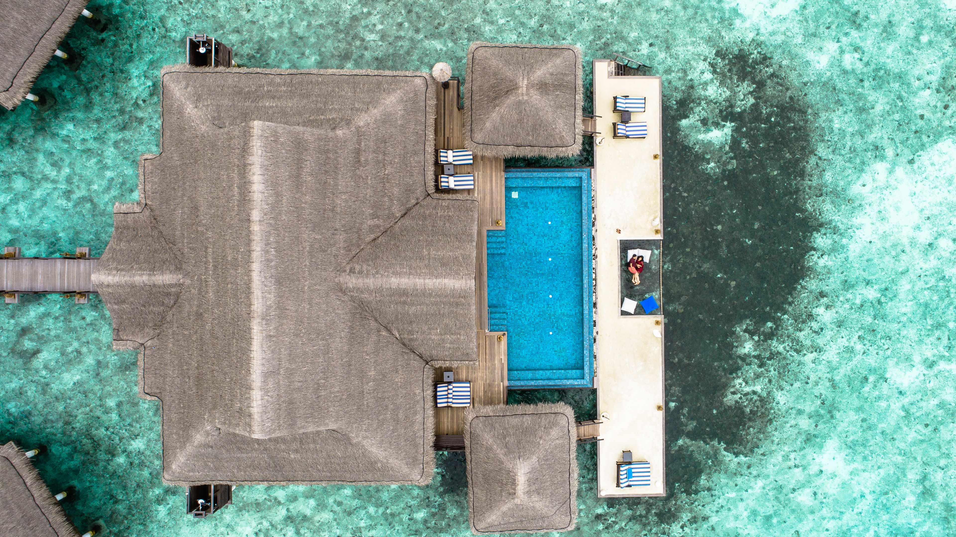 Four Seasons Landaa Giraavaru overwater villas in Baa Atoll, Maldives