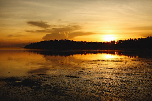 Darmowe zdjęcie z galerii z horyzont, jezioro, krajobraz