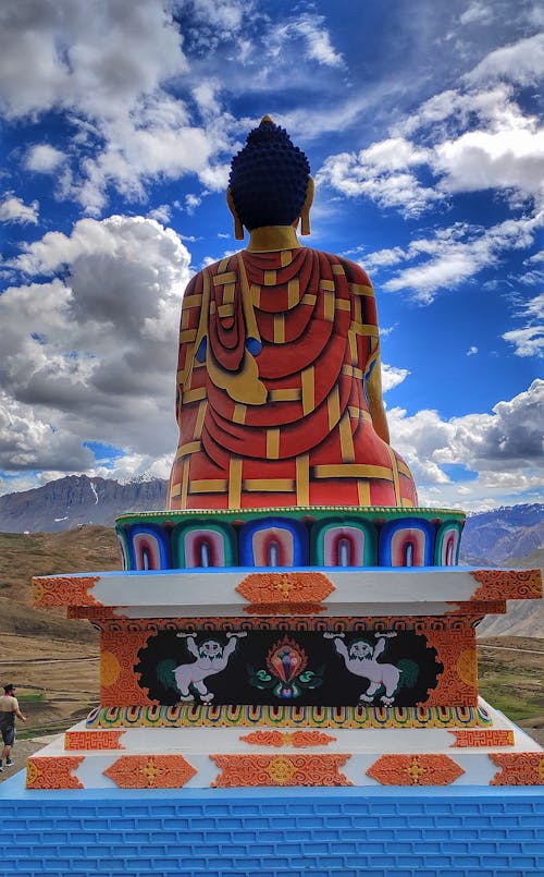 Δωρεάν στοκ φωτογραφιών με Βούδας, γιγαντιαία βουνά, θέα στα βουνά