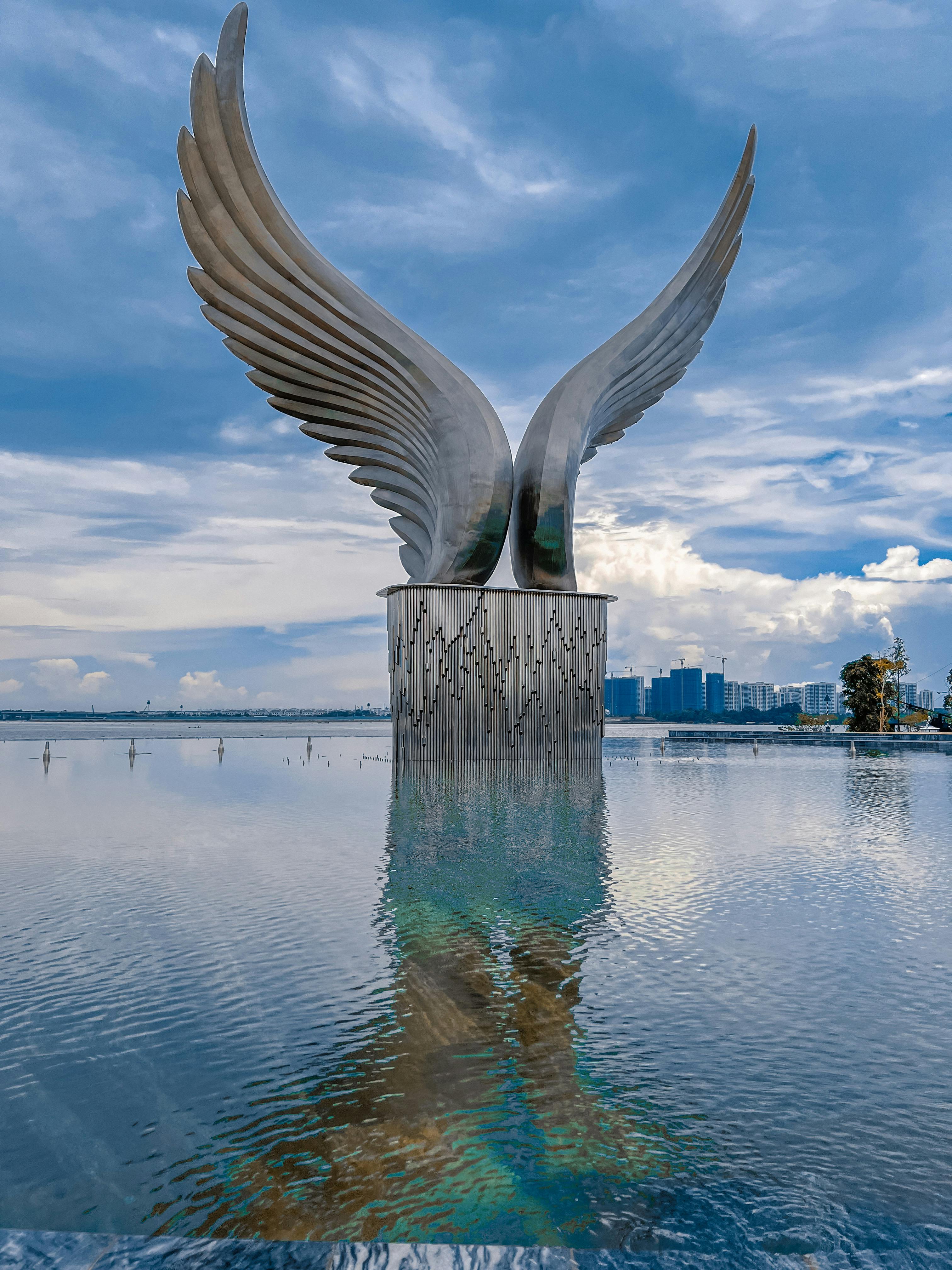 Park Güell in Barcelona mit Blick auf die Stadt