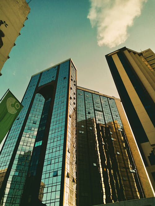 Low Angle Photography of High Rise Buildings