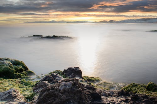 Gratis lagerfoto af gylden time, hav, havudsigt