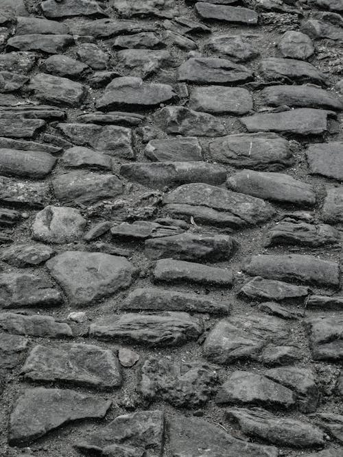 Stone Wall in Close Up Shot
