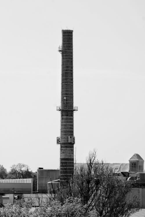 Darmowe zdjęcie z galerii z architektura, czarno-biały, dym