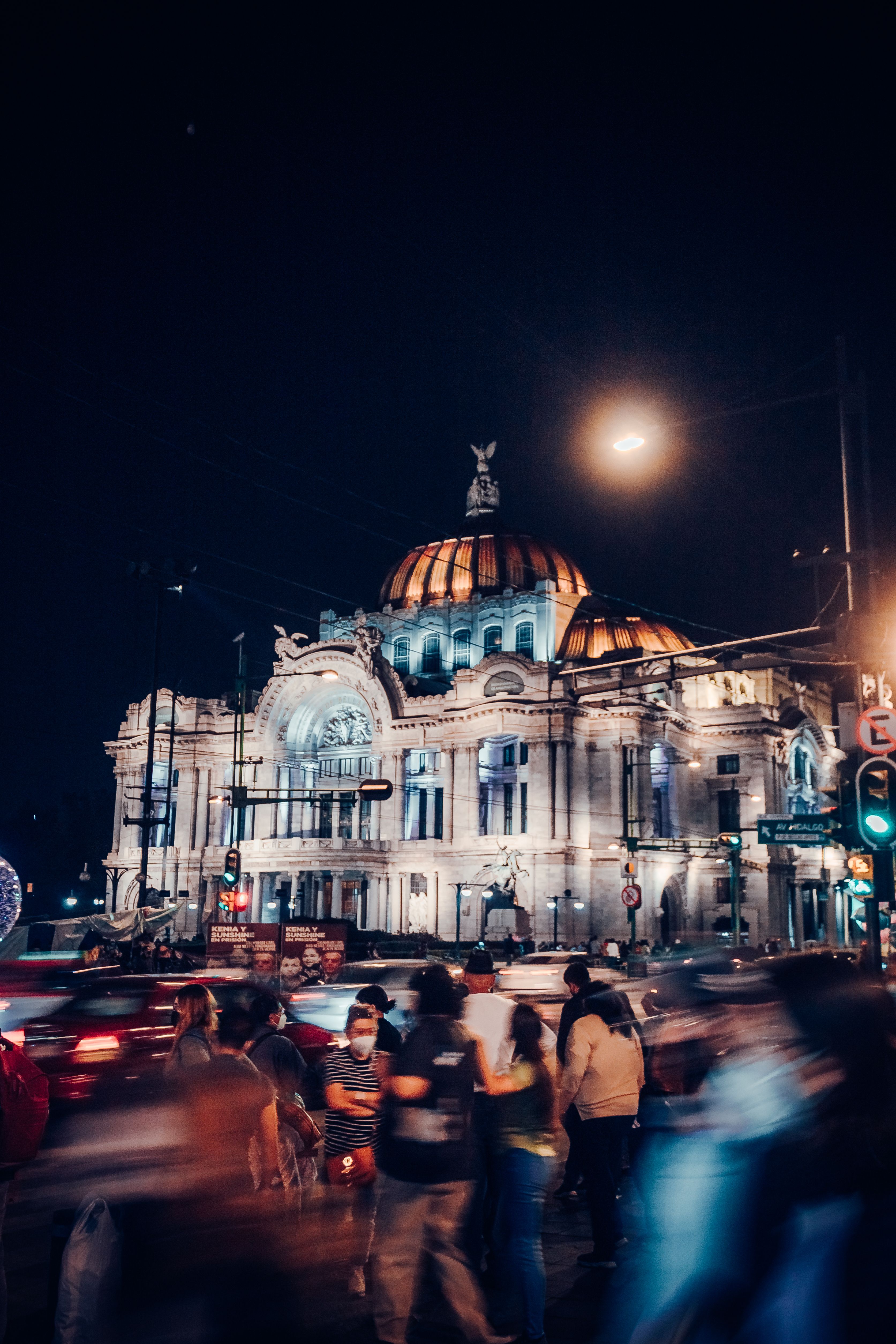 Photo of a Historic Building at Dusk · Free Stock Photo