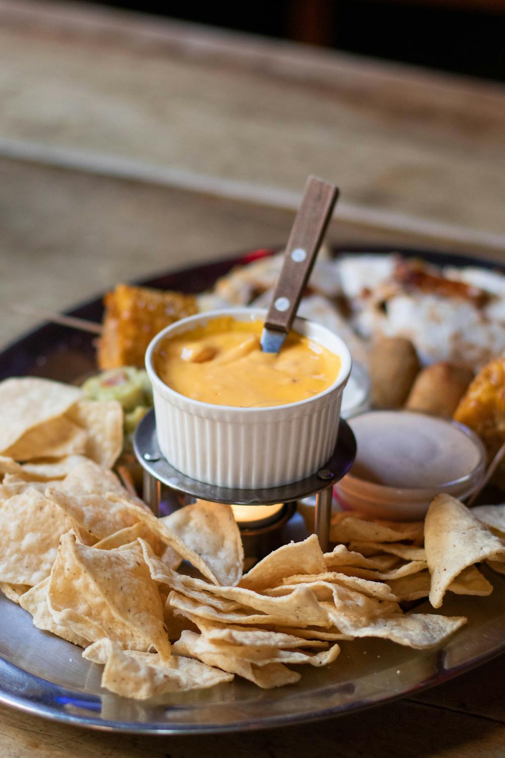 Bitter Gourd Chips with Spicy Dip