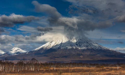 Clouds Around a Mountain Peak