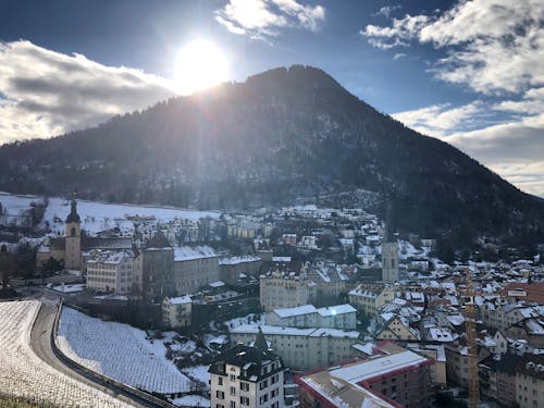 View of the city center of Coire.