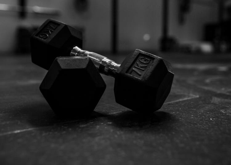 Pair Of Heavy Dumbbells