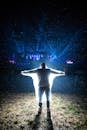 Person Wearing White Shirt Standing