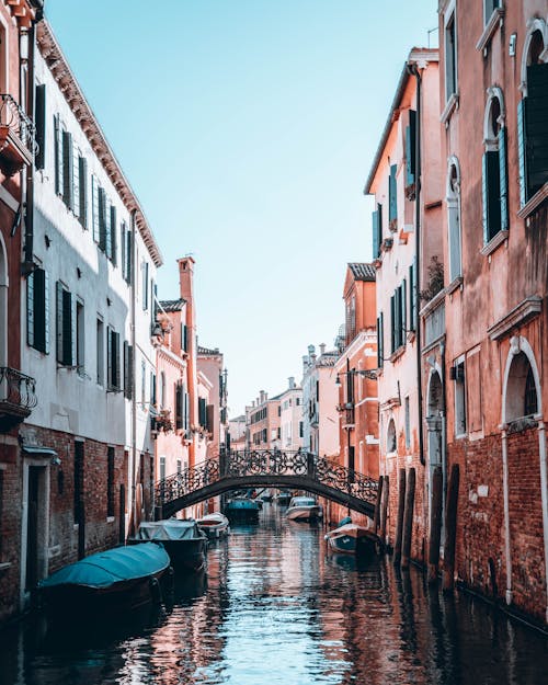 Бесплатное стоковое фото с венеция, вертикальный выстрел, здания