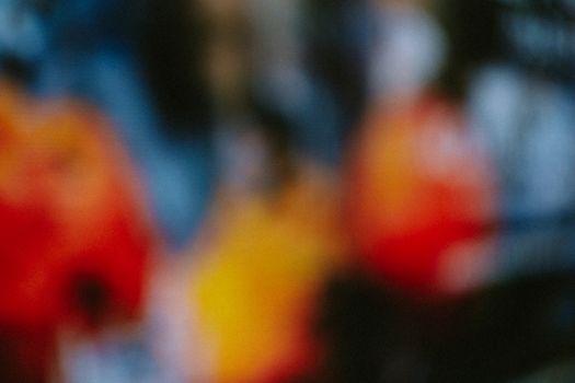 A vibrant abstract image with bold colors and blurred details, perfect for creative uses.