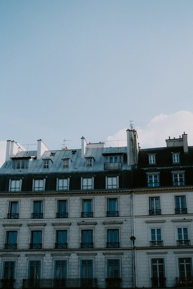 Townhouse Against The Sky 