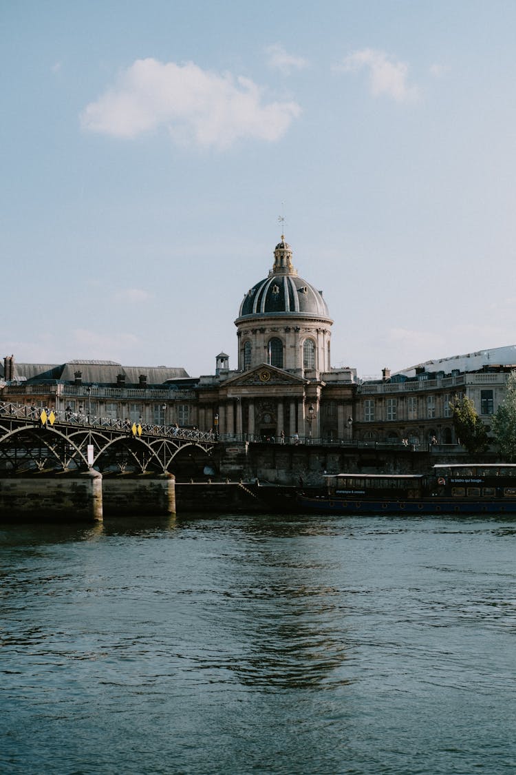 The Institut De France And The Pont Des Arts