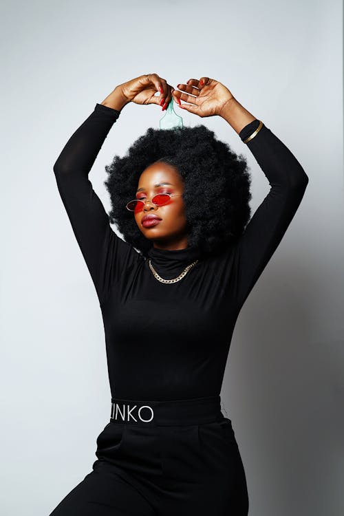 Imagine de stoc gratuită din afro păr, brațele ridicate, drăguț