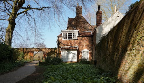 A Brick House with a Chimney