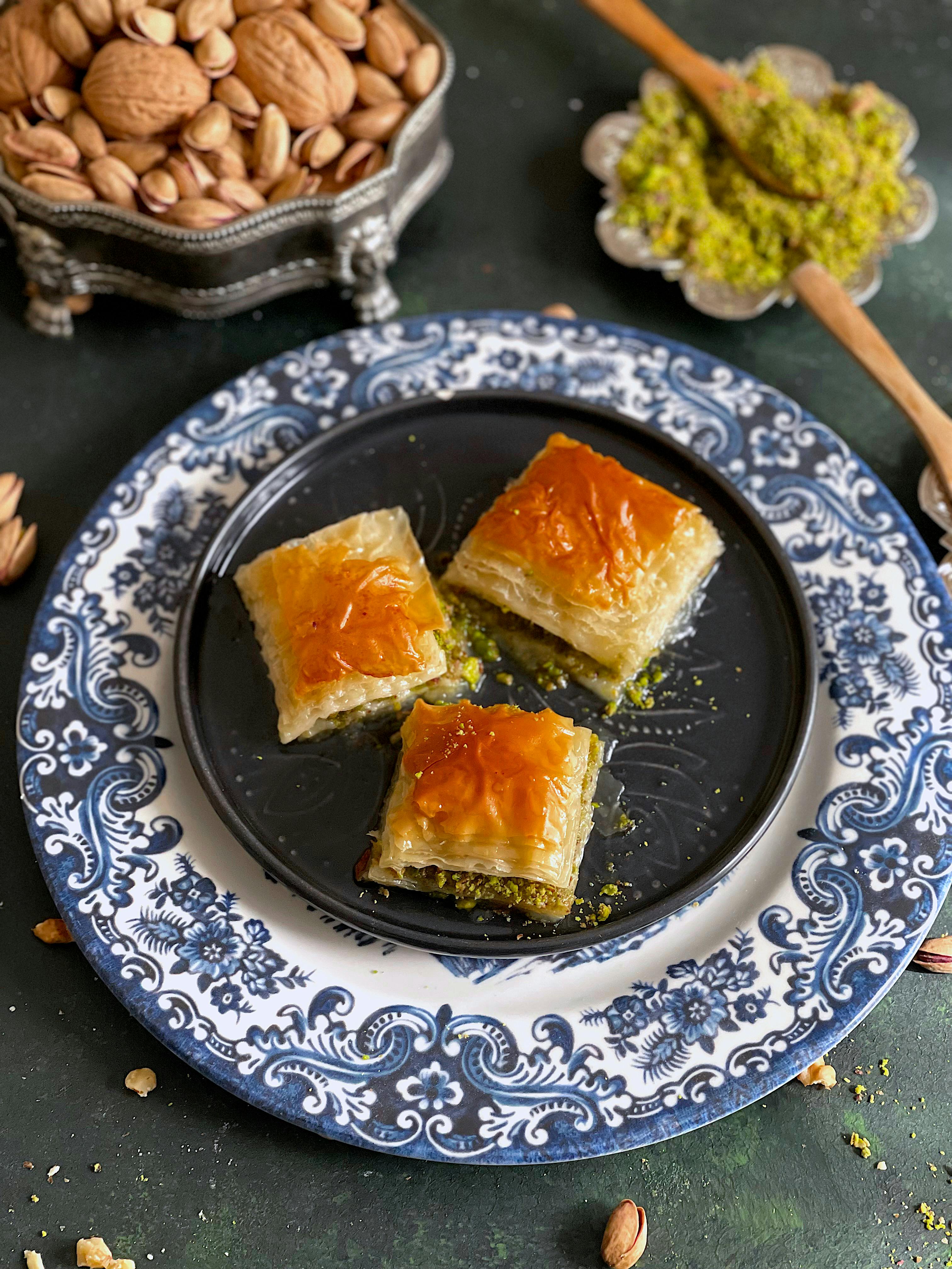 Slices Of Baklava 