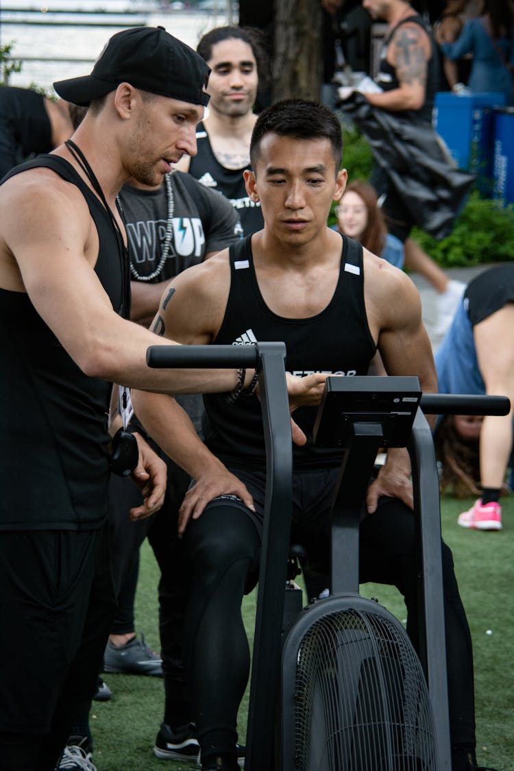 Men During Workout