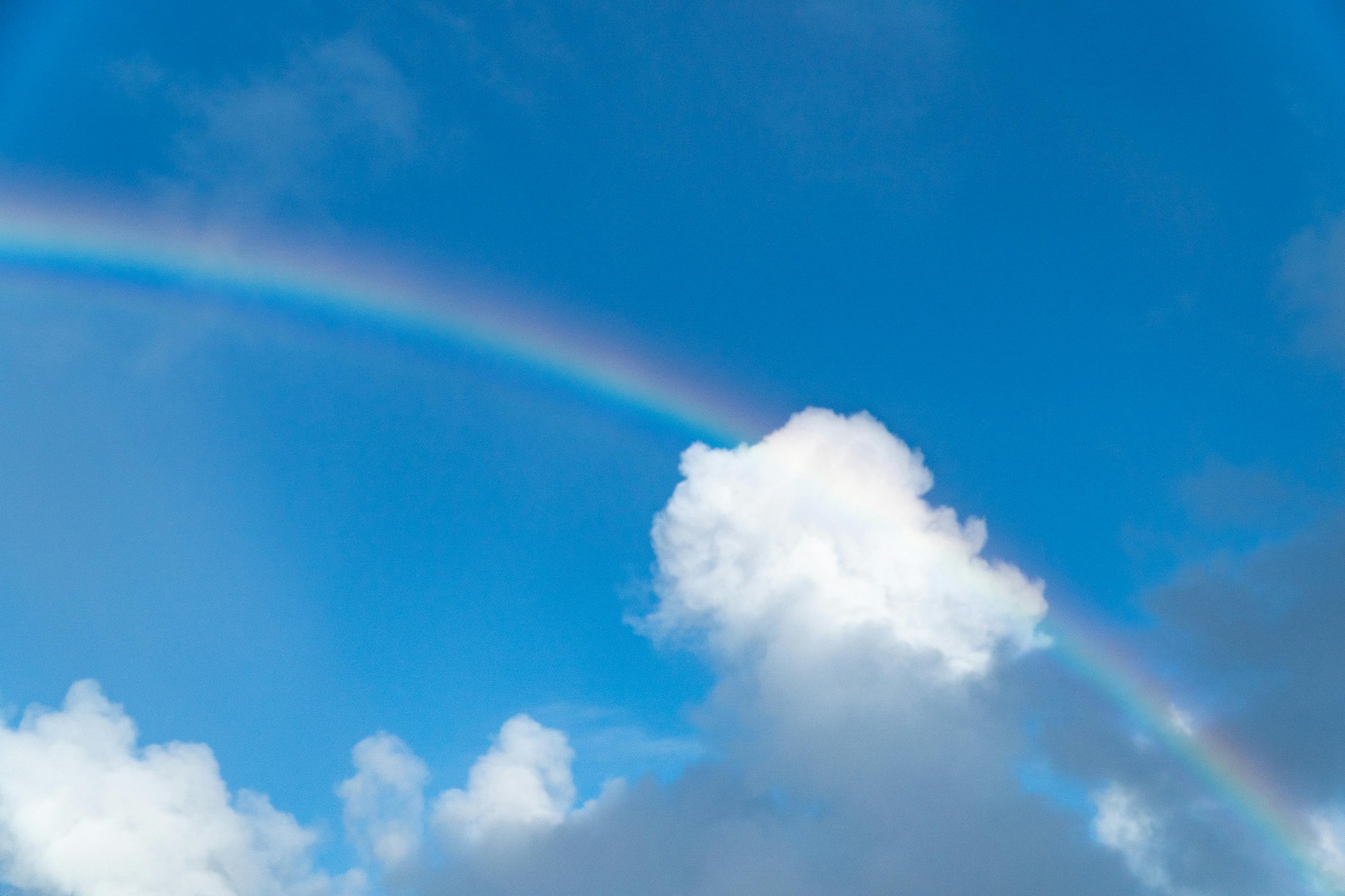 Clouds and Rainbow stock image. Image of focus, clouds - 36068497