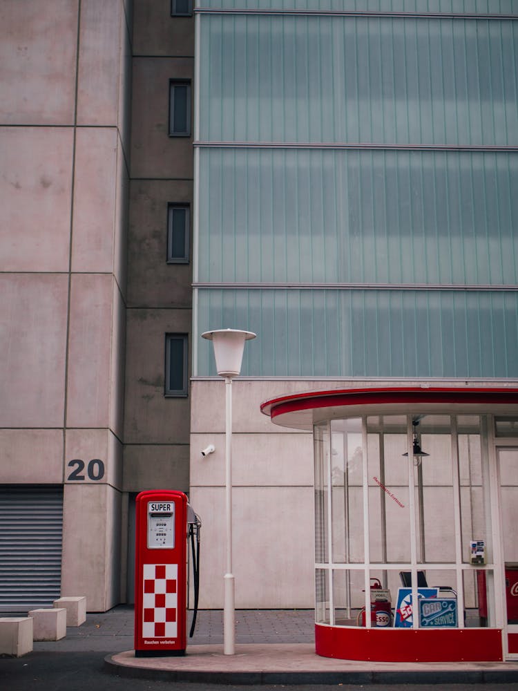 Fuel Pump At A Building