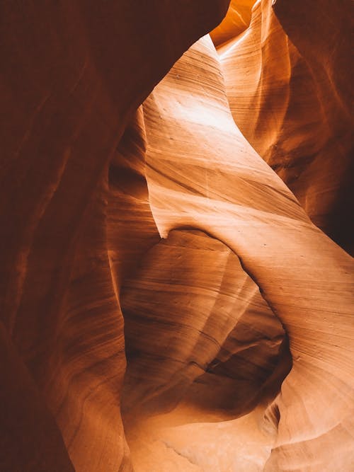 Free Breathtaking Rock Formation in Close-up Photography Stock Photo