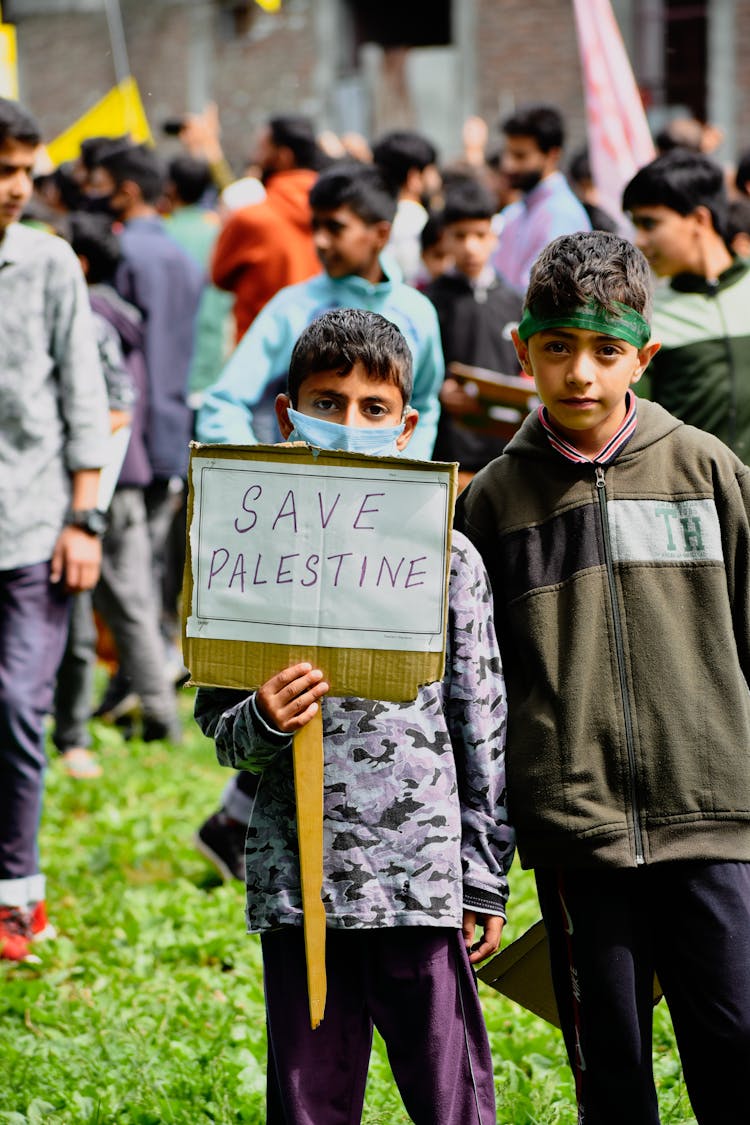 Group Of People On Protest