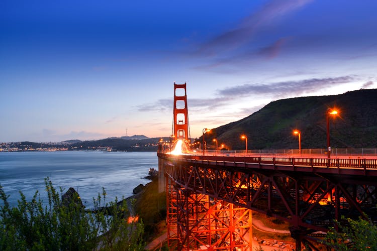 Golden Gate Bridge, San Francisco During Sunset