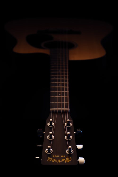 Free Photography Of Dreadnought Acoustic Guitar Stock Photo