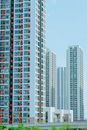 Vietnamese Flags on Residential Building