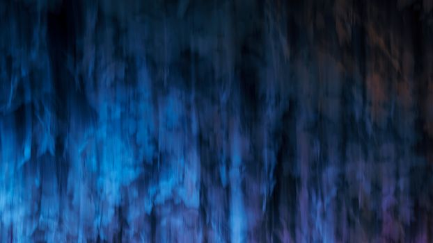 A beautiful abstract art piece with blue and black textured patterns, creating a calming and mysterious atmosphere.