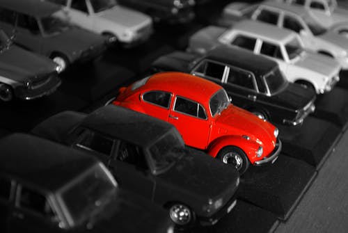Free Red Beetle Car Toy Stock Photo