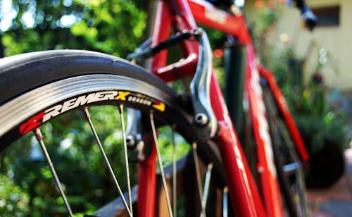 Free Red Black Remerx Bicycle Stock Photo