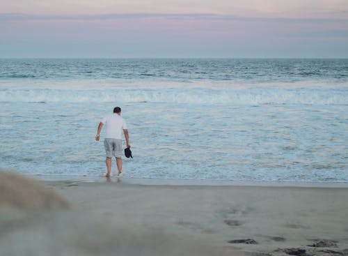 A Man at the Beach 