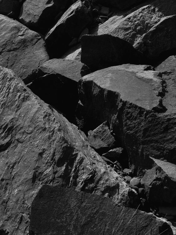 Greyscale Rocks Grayscale Photo of Rock Formations · Free Stock Photo