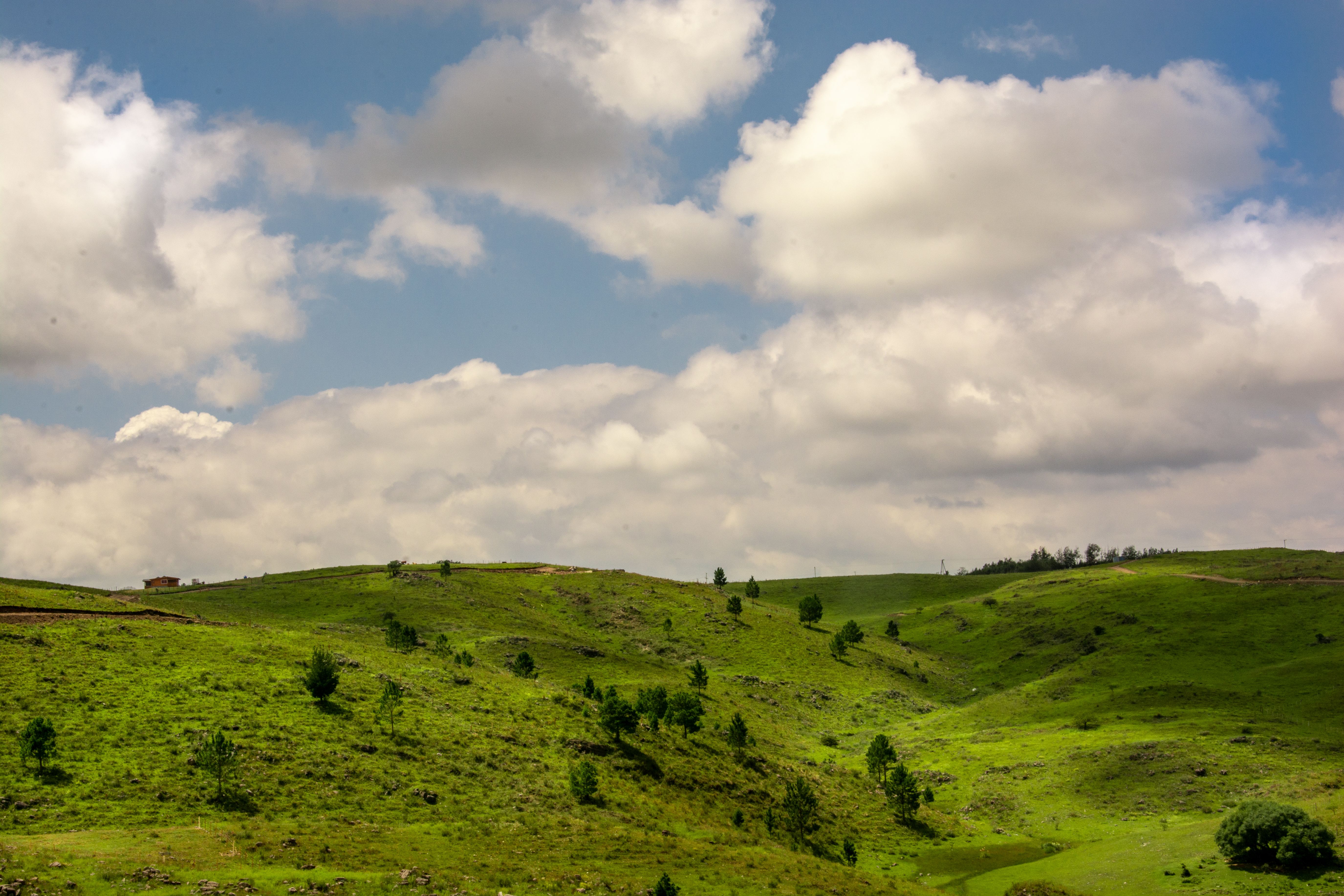 Green hills above Machakos town southeast of Nairobi