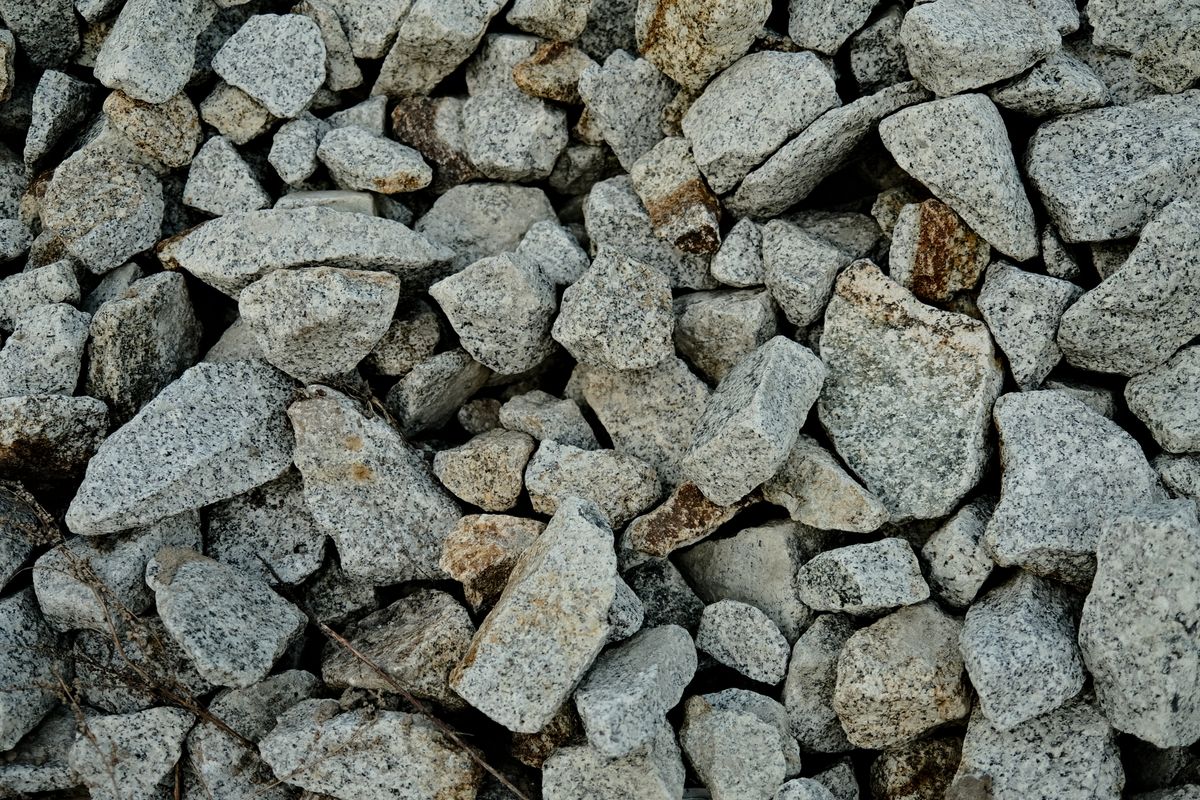 Drainage Rock Delivery example