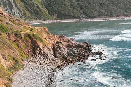 Scenic View of a Coastal Cliff