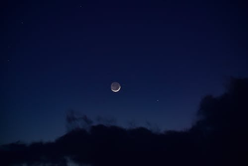 Gratis lagerfoto af aften, astronomi, blå