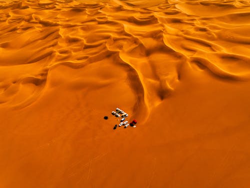 Foto stok gratis fotografi udara, gersang, gurun pasir