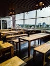 Brown Wooden Table and Chairs