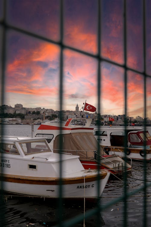 Gratis stockfoto met aangemeerd, boten, Istanbul